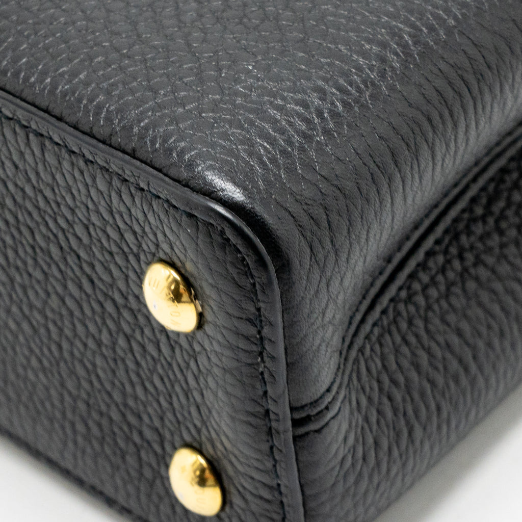 Louis Vuitton mini capucines Taurillon black GHW