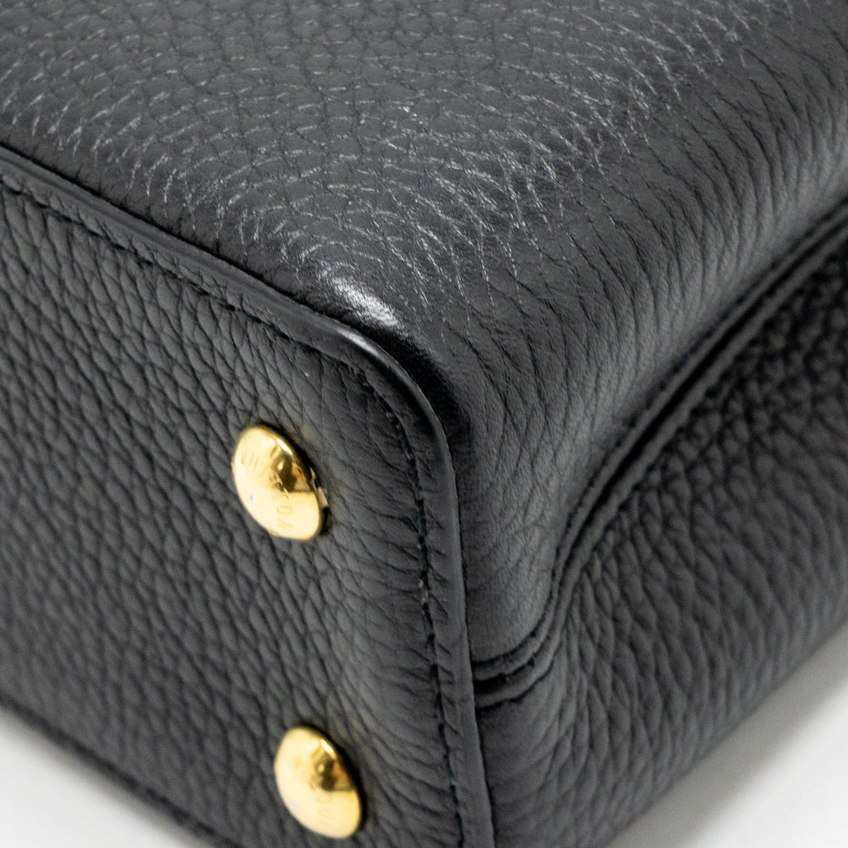 Louis Vuitton mini capucines Taurillon black GHW