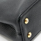 Louis Vuitton mini capucines flower crown line Taurillon black GHW