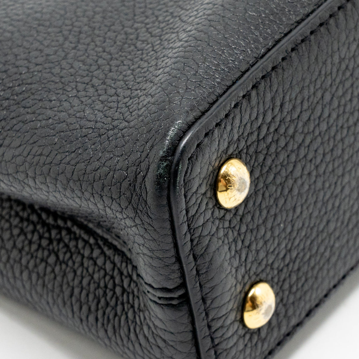 Louis Vuitton mini capucines flower crown line Taurillon black GHW