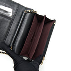 CHANEL MINI WALLET ON CHAIN CAVIAR BLACK LGHW