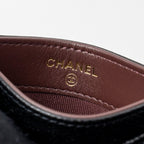 CHANEL CLASSIC CARD HOLDER CAVIAR BLACK GHW (MICROCHIP)