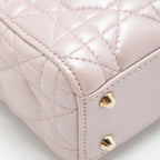 DIOR MINI LADY DIOR LAMBSKIN PINK GHW