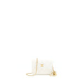 CHANEL 21B PEARL CRUSH MINI FLAP BAG WITH CHAIN/BELT BAG WHITE GHW