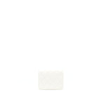 CHANEL 21B PEARL CRUSH MINI FLAP BAG WITH CHAIN/BELT BAG WHITE GHW