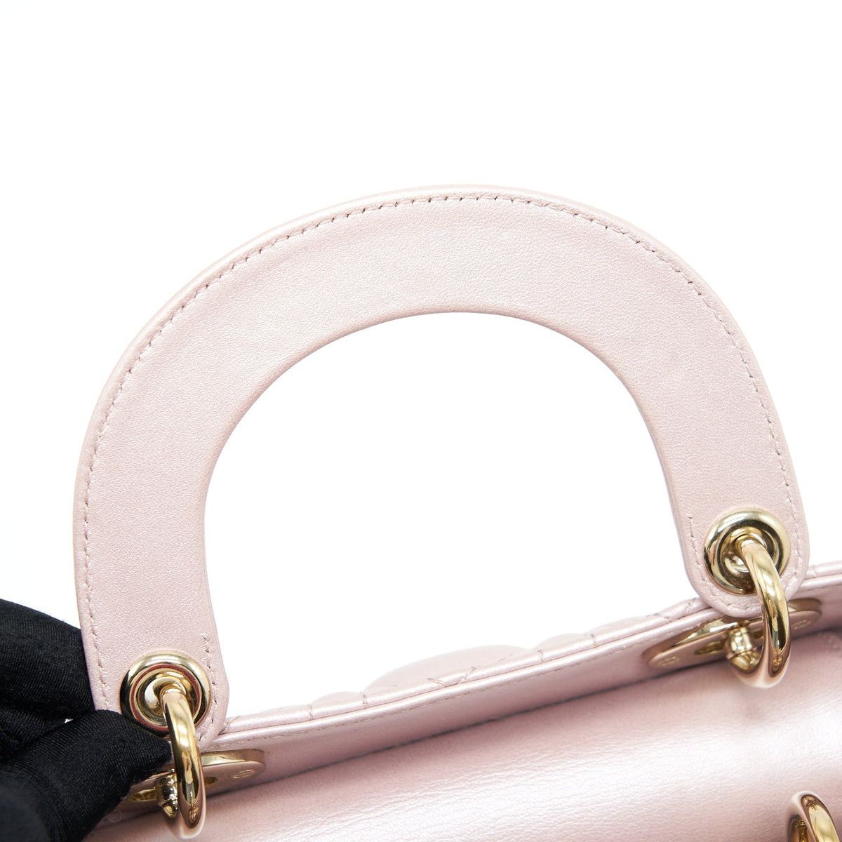 DIOR MINI LADY DIOR LAMBSKIN PINK GHW