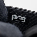 CHANEL CLASSIC FLAP CARD HOLDER CAVIAR BLACK GHW (MICROCHIP)