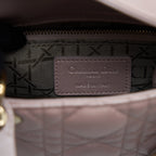 DIOR MINI LADY DIOR LAMBSKIN PINK GHW