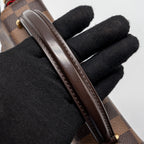 LOUIS VUITTON CROISETTE DAMIER EBENE GHW