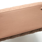 DIOR MEDIUM LADY DIOR BLUSH ULTRAMATTE CANNAGE CALFSKIN BAG