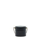 CHANEL SMALL VANITY WITH CHAIN LAMBSKIN BLACK LGHW