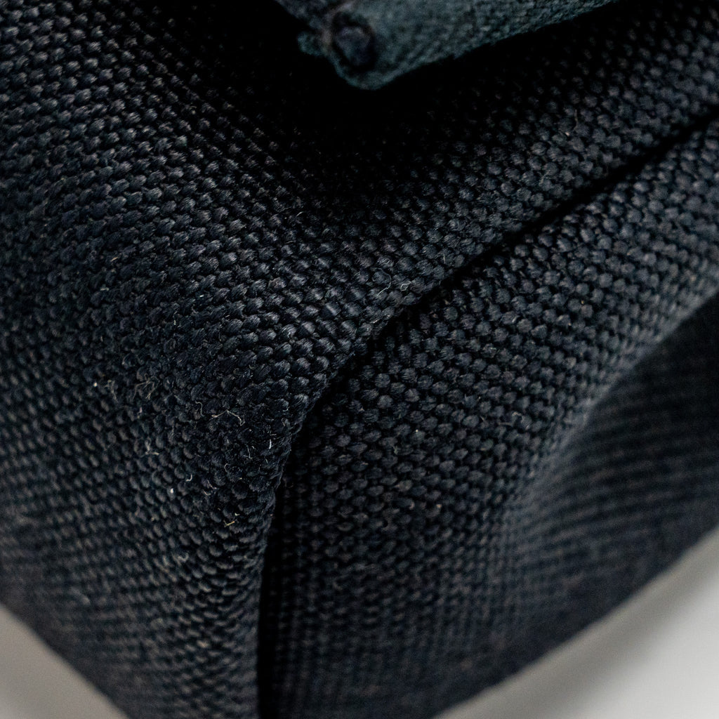 HERMES HERBAG MINI CANVAS/HUNTER BLACK GHW