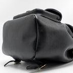 CHANEL LARGE DUMA BACKPACK CALFSKIN BLACK LGHW (MICROCHIP)