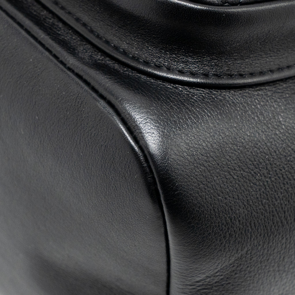 CHANEL LARGE DUMA BACKPACK CALFSKIN BLACK LGHW (MICROCHIP)