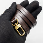 LOUIS VUITTON CROISETTE DAMIER EBENE GHW