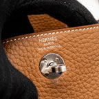Hermes mini lindy II clemence gold SHW