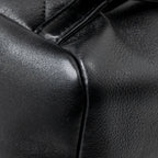 CHANEL LARGE DUMA BACKPACK CALFSKIN BLACK LGHW (MICROCHIP)