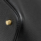 Hermes Picotin 22 Clemence Black GHW