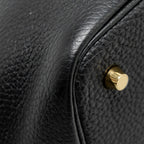 Hermes Picotin 22 Clemence Black GHW
