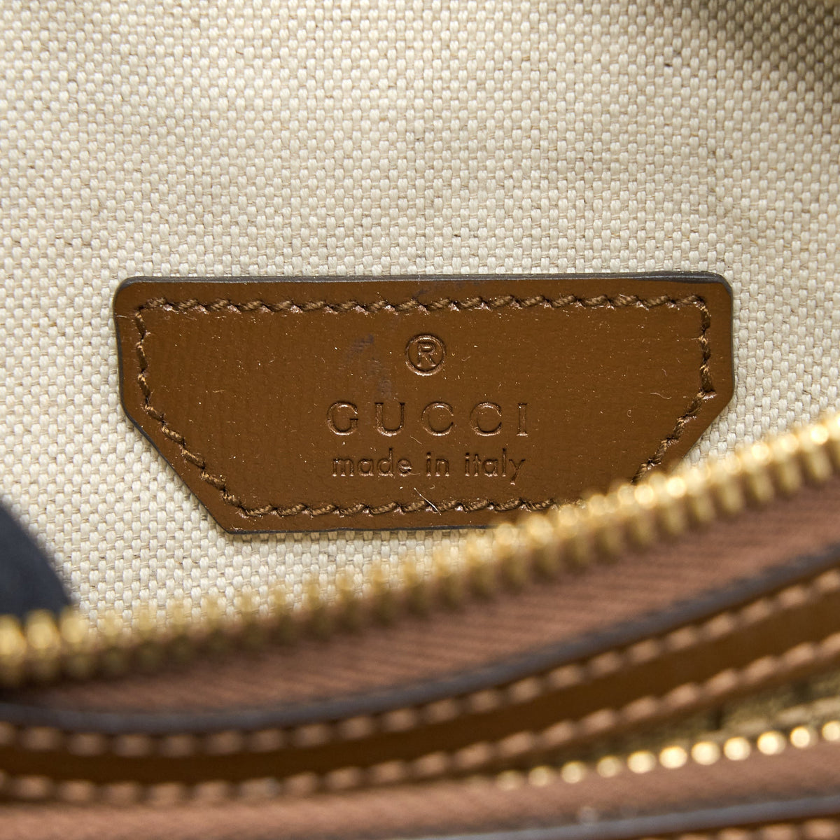 GUCCI BELT BAG INTERLOCKING G GG SUPREME CANVAS GHW