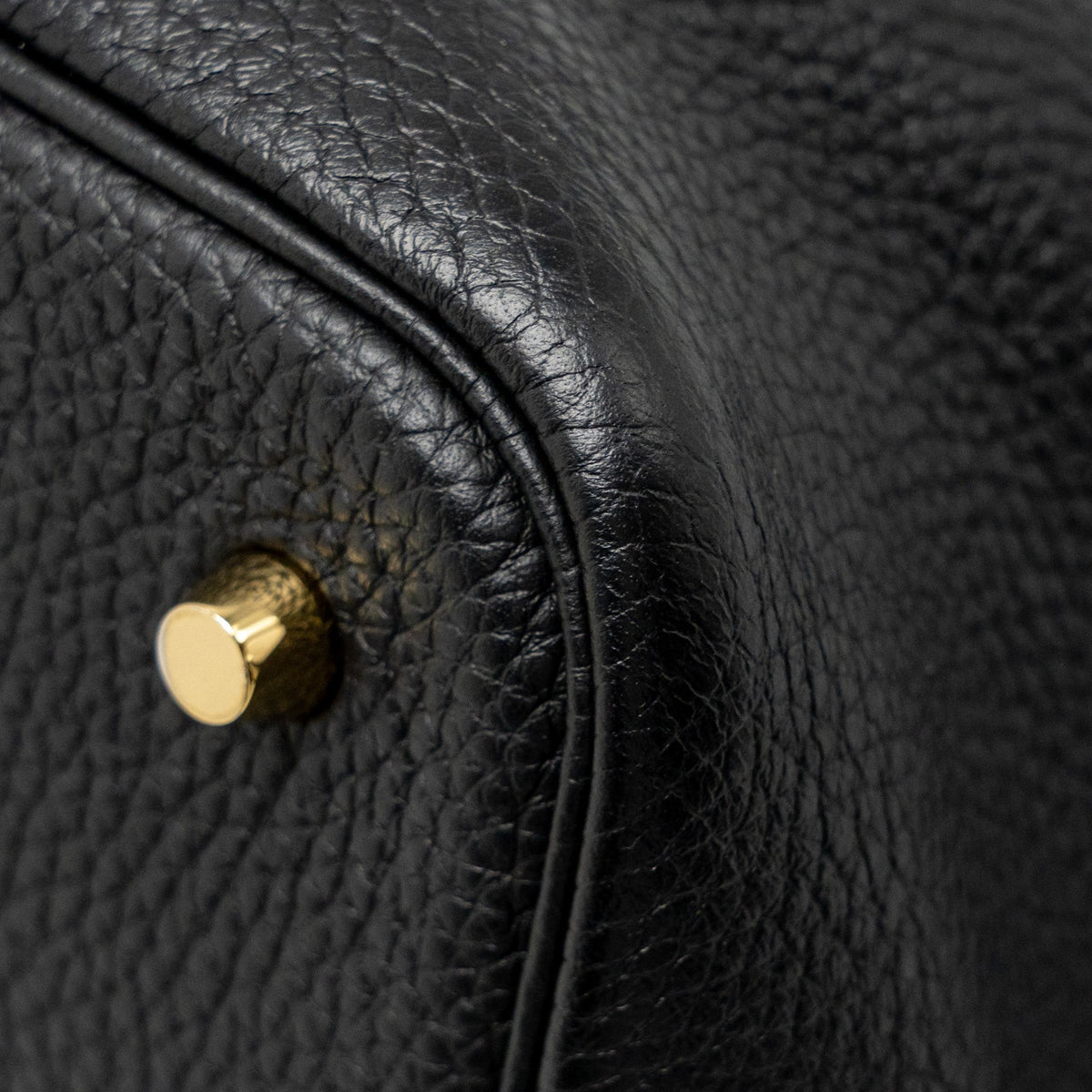 Hermes Picotin 22 Clemence Black GHW