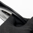 CHANEL 24C MINI 31 CLUTCH WITH CHAIN SHINY CALFSKIN BLACK LGHW (MICROCHIP)