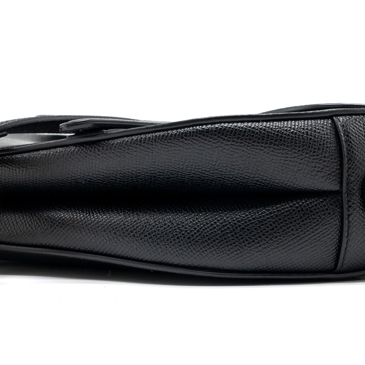 DIOR MEDIUM SADDLE BAG CALFSKIN BLACK GHW