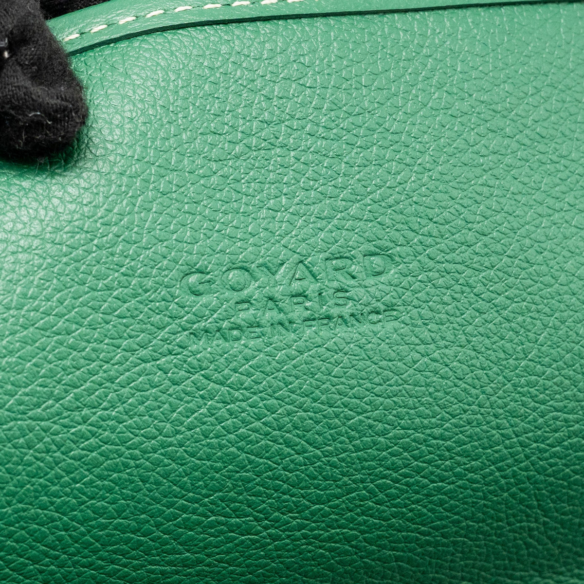 Goyard Saint Leger Backpack with Bulldog Print Goyardine Canvas/Calfskin Green SHW
