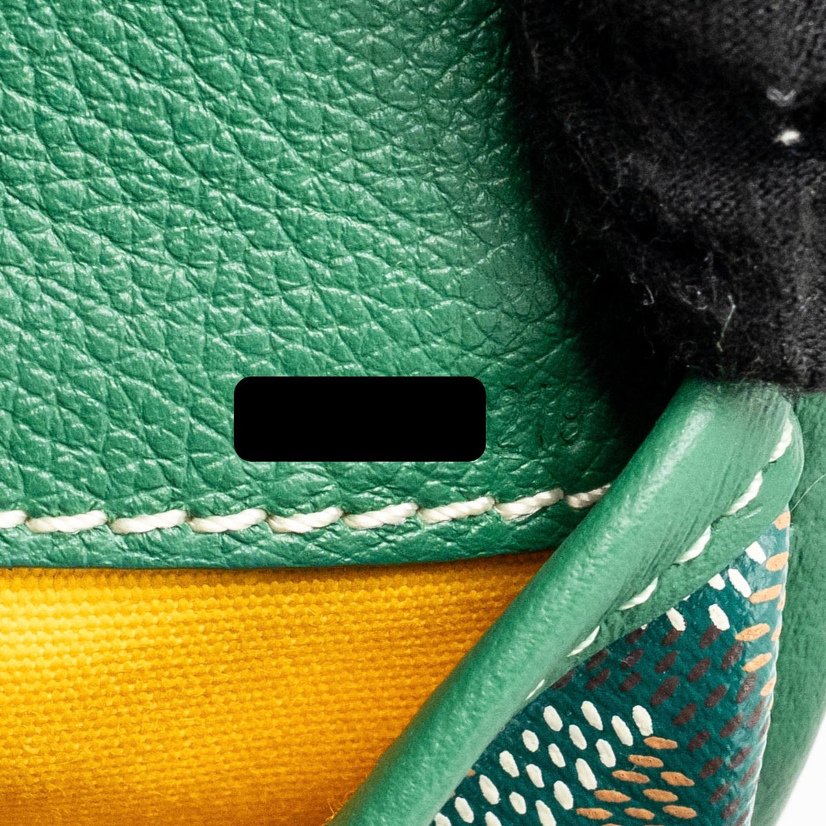 Goyard Saint Leger Backpack with Bulldog Print Goyardine Canvas/Calfskin Green SHW