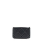 CHANEL 19 POUCH LAMBSKIN BLACK GHW