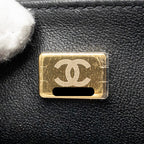 CHANEL MINIRECTANGULAR FLAP BAG LAMBSKIN BLACK LGHW (MICROCHIP)
