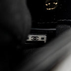 CHANEL 24C MINI 31 CLUTCH WITH CHAIN SHINY CALFSKIN BLACK LGHW (MICROCHIP)