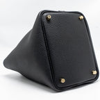 Hermes Picotin 18 Lock Bag Clemence Black GHW