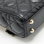 Dior Micro Lady Dior Bag Cannage Lambskin Black LGHW