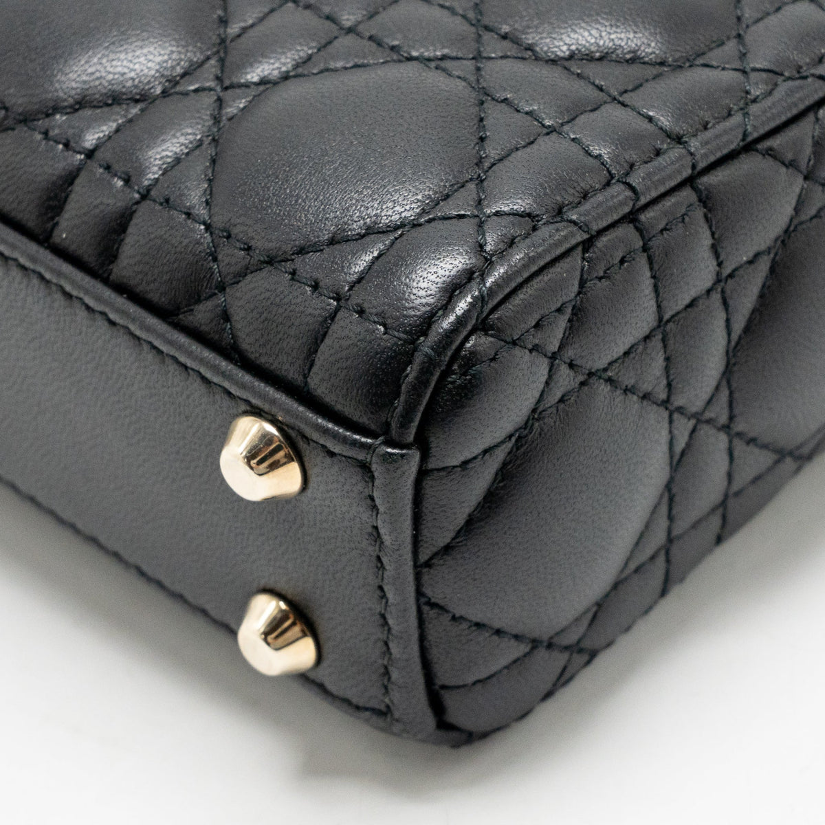 Dior Micro Lady Dior Bag Cannage Lambskin Black LGHW