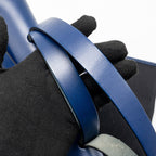 Hermes Herbag 31 zip bag canvas/leather black/blue saphir SHW