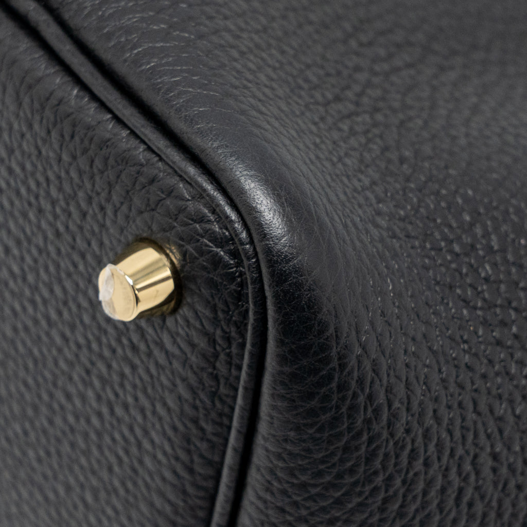 Hermes Picotin 18 Lock Bag Clemence Black GHW