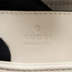 GUCCI MINI MARMONT CALFSKIN LEATHER CREAM SHW