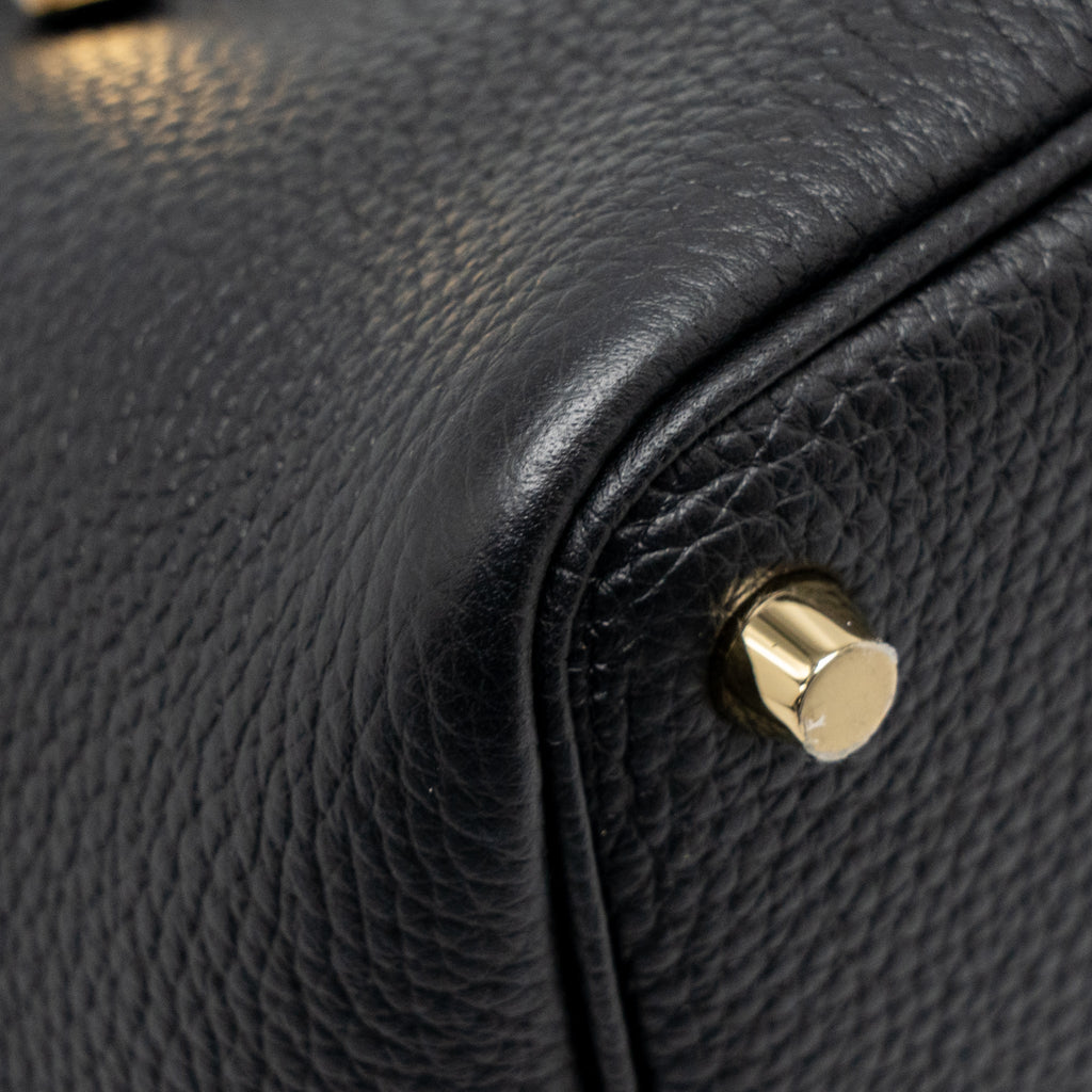 Hermes Picotin 18 Lock Bag Clemence Black GHW