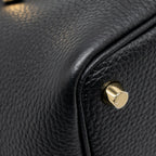 Hermes Picotin 18 Lock Bag Clemence Black GHW