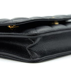 CHANEL CLASS WALLET ON CHAIN CAVIAR BLACK GHW (MICROCHIP)