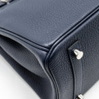 Hermes Birkin 30 Clemence Blue Nuit/ Rose Pourpre SHW