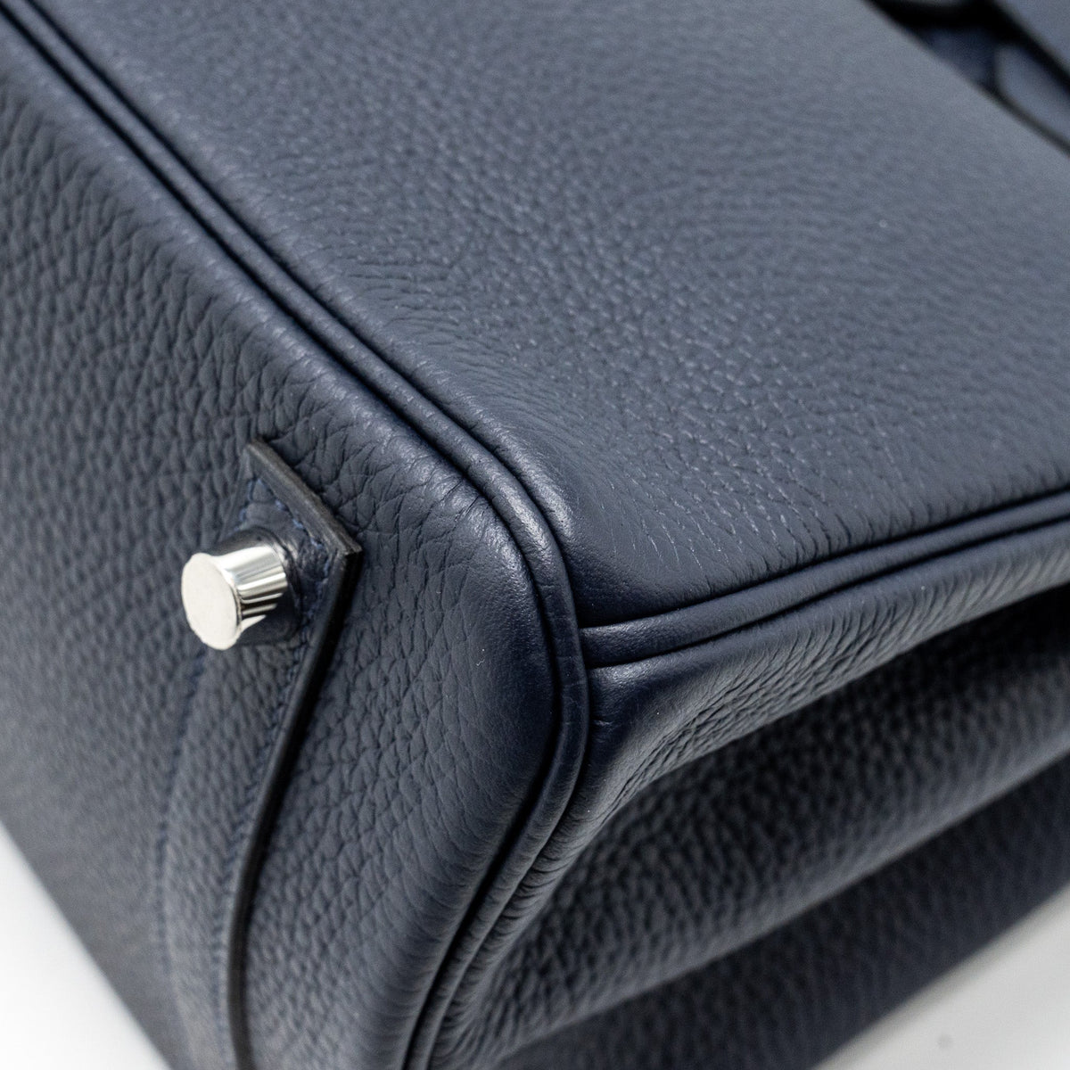 Hermes Birkin 30 Clemence Blue Nuit/ Rose Pourpre SHW