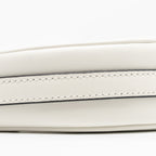 PRADA ARQUÉ SMALL SHOULDER BAG CALFSKIN WHITE GHW