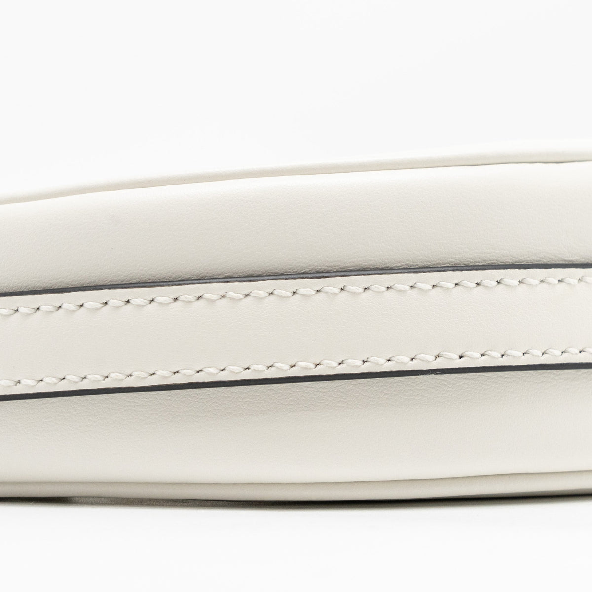 PRADA ARQUÉ SMALL SHOULDER BAG CALFSKIN WHITE GHW