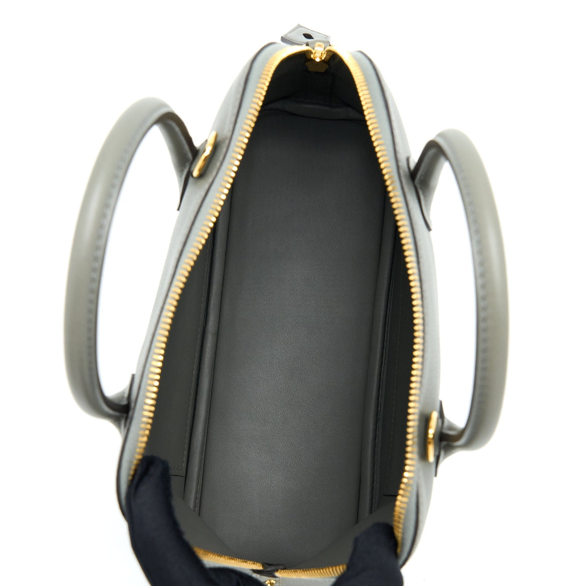 Hermes Bolide 25 Evercolor 0L Gris Meyer GHW