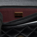 CHANEL CLASS WALLET ON CHAIN CAVIAR BLACK GHW (MICROCHIP)