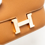 Hermes Mini Constance Epsom Gold RGHW