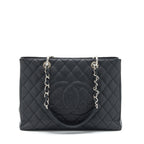 CHANEL GRAND SHOPPING TOTE CAVIAR BLACK SHW