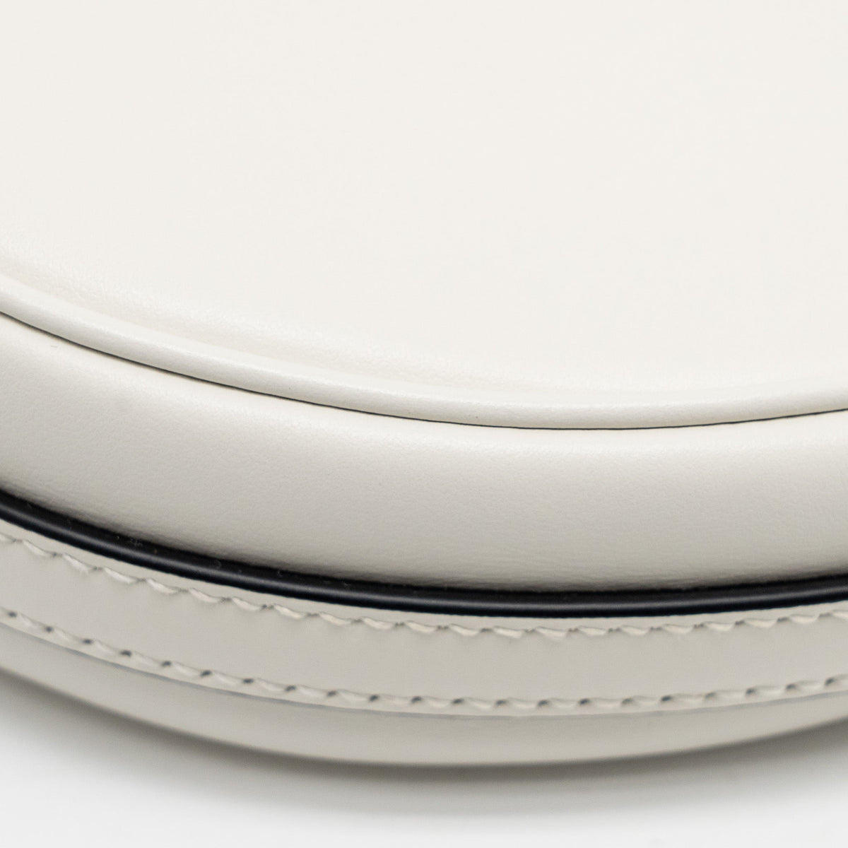 PRADA ARQUÉ SMALL SHOULDER BAG CALFSKIN WHITE GHW